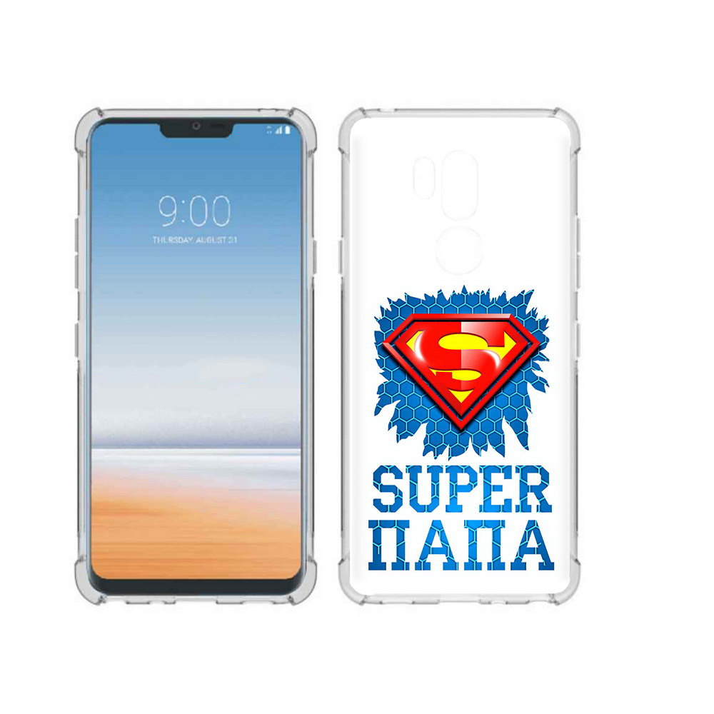 

Чехол MyPads Tocco для LG G7 ThinQ Супер Папа, Прозрачный, Tocco