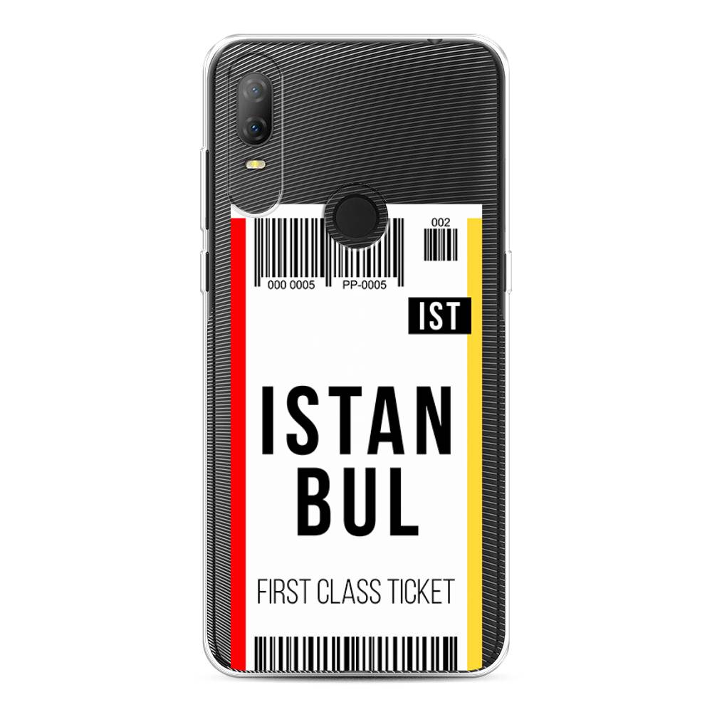 

Чехол на Alcatel 1V (2020) 5007U "Билет в Стамбул", Белый;черный;красный, 170950-6