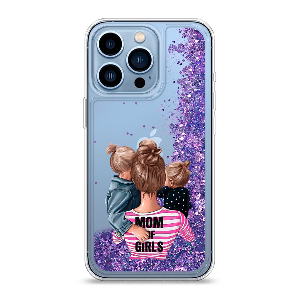 

Чехол Awog на Apple iPhone 13 Pro / Айфон 13 Pro "Mom of Girls", Разноцветный, 14392-1
