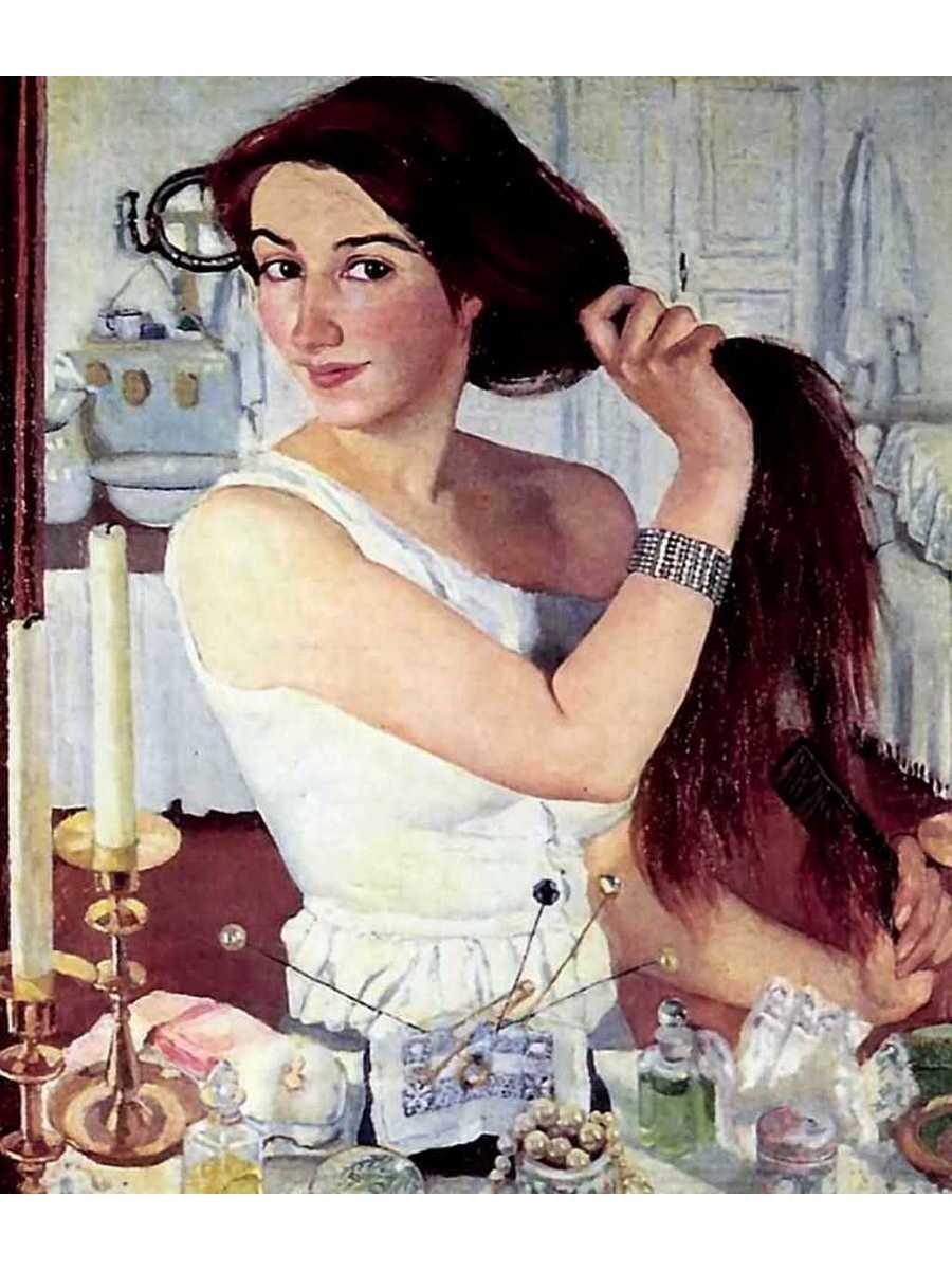 

Постер DRABS A3 Серебрякова Зинаида Евгеньевна За туалетом. Автопортрет. 1909