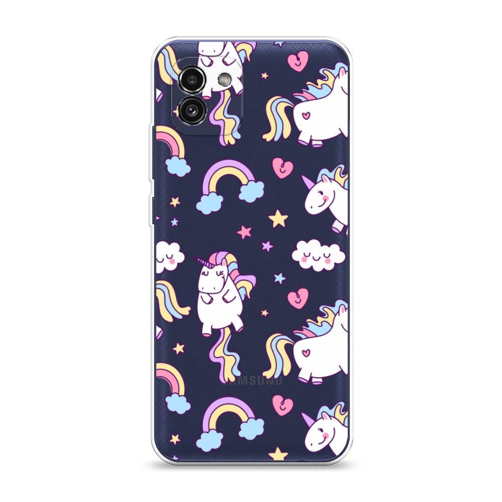 

Чехол Awog "Sweet unicorns dreams" для Samsung Galaxy A03