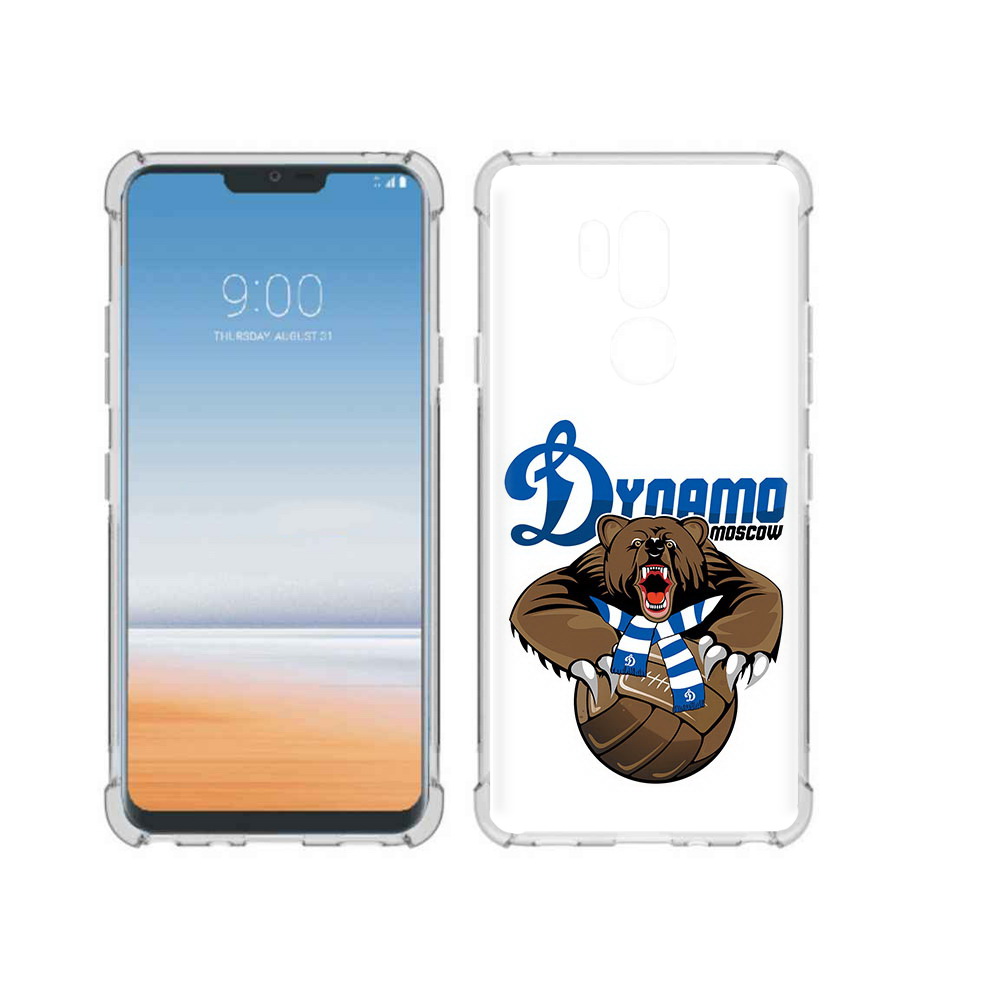 

Чехол MyPads Tocco для LG G7 ThinQ ФК Динамо медведь, Прозрачный, Tocco