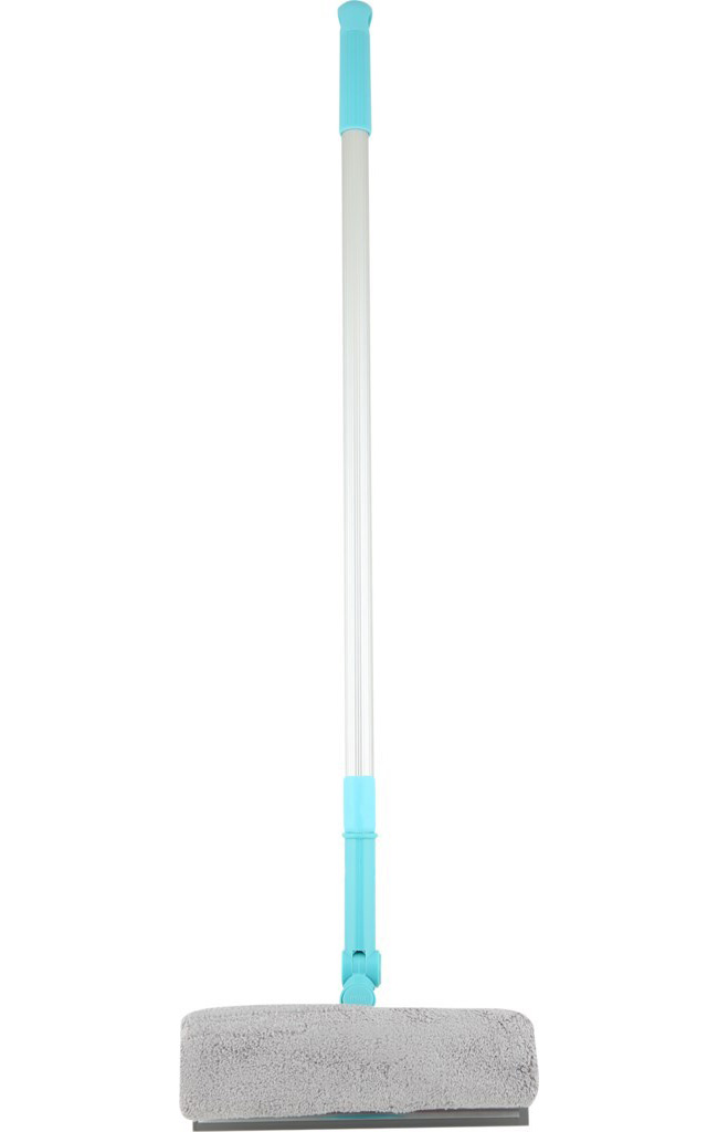 Швабра Homeclub Стекломой для стекол и зеркал плоский моп полиэстер телескопическая ручка
