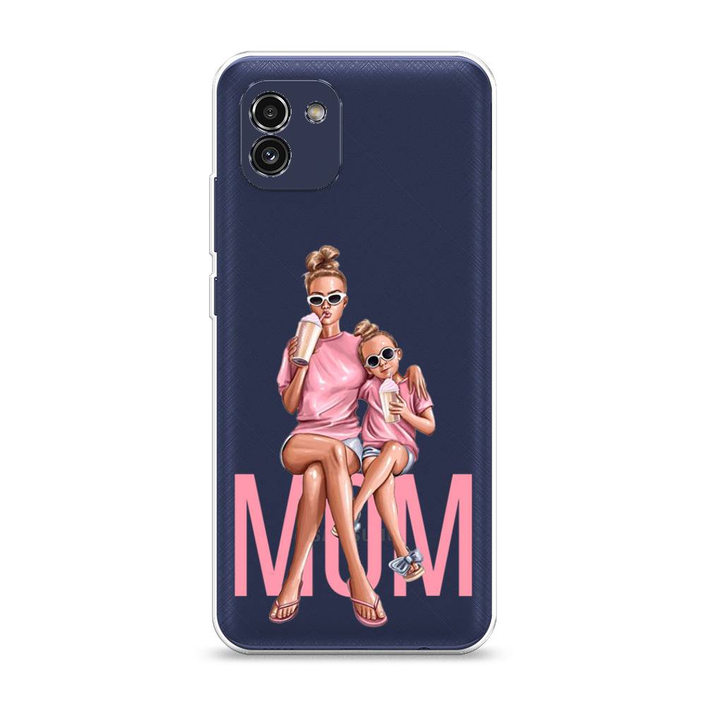 фото Чехол awog "lovely mom" для samsung galaxy a03