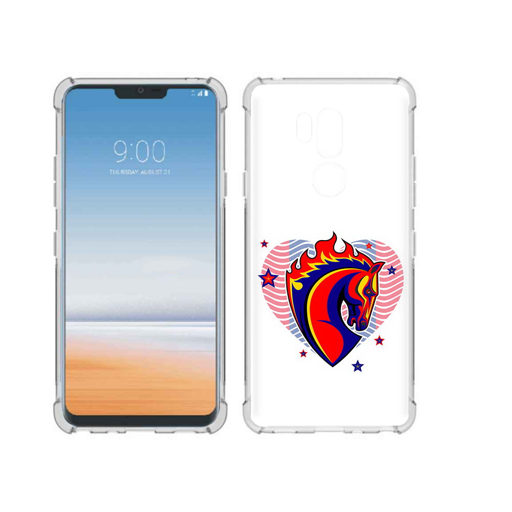 

Чехол MyPads Tocco для LG G7 ThinQ ФК ЦСЛ Лошадь, Прозрачный, Tocco