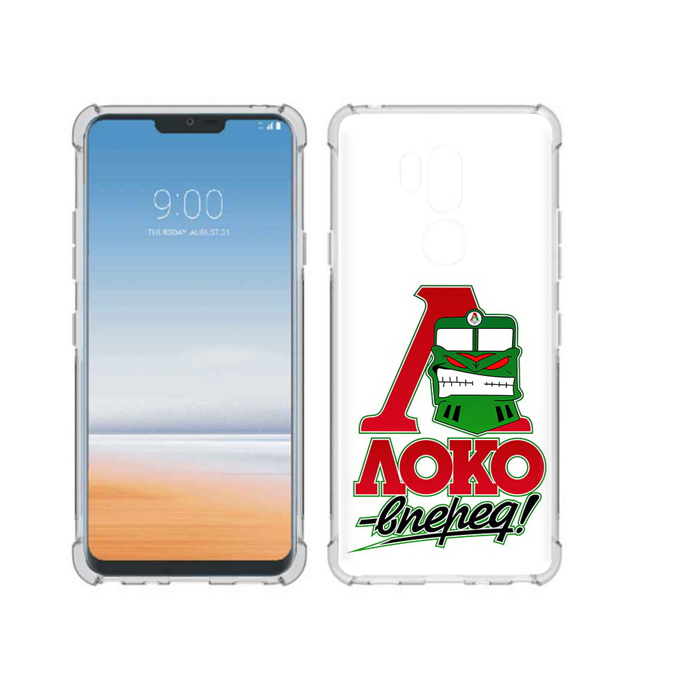 

Чехол MyPads Tocco для LG G7 ThinQ ФК локо вперед, Прозрачный, Tocco