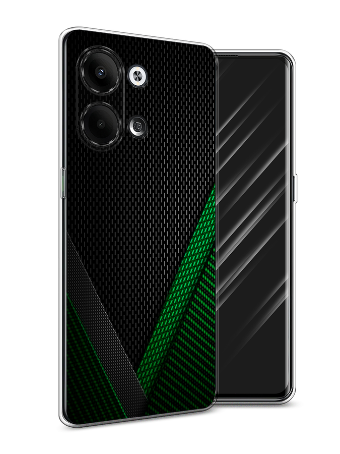 

Чехол Awog на Oppo Reno 9 "Зеленый карбон", Черный;зеленый, 2512750-3