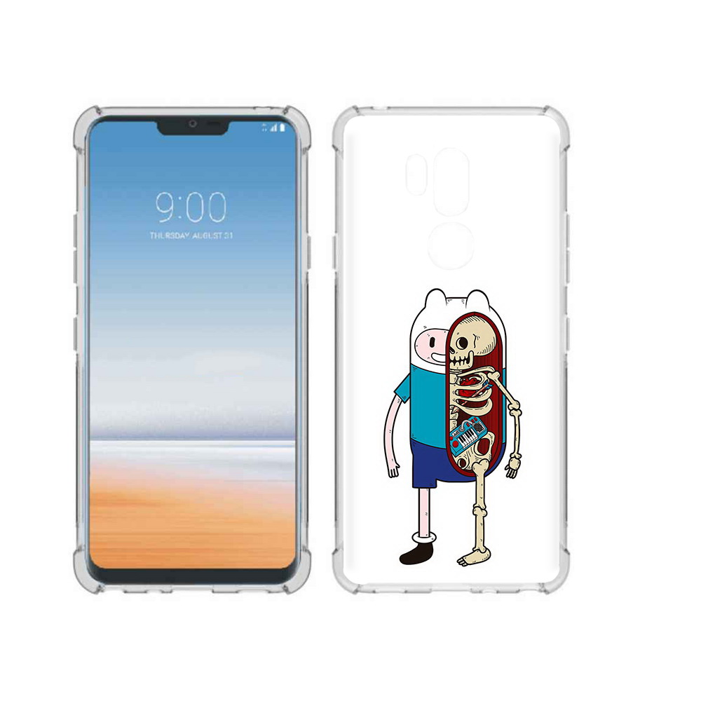 

Чехол MyPads Tocco для LG G7 ThinQ Финн скелет, Прозрачный, Tocco