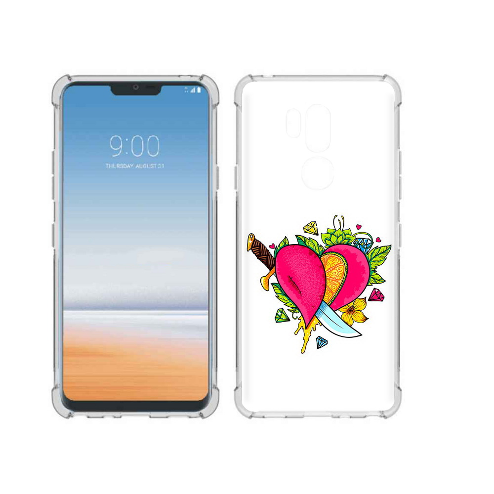 

Чехол MyPads Tocco для LG G7 ThinQ Фруктовое сердце, Прозрачный, Tocco
