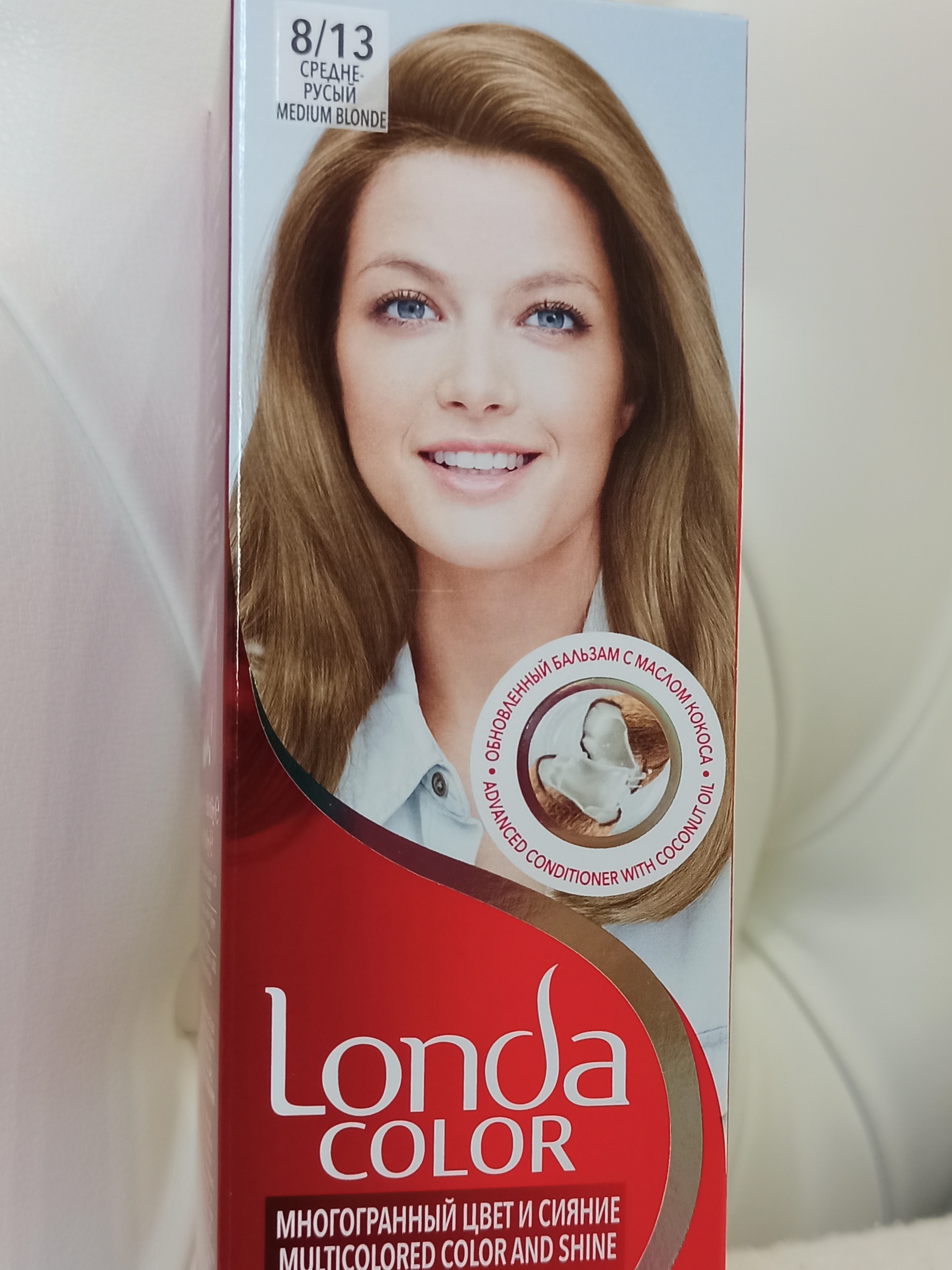 Краска для волос Лонда колор Многогранный цвет и сияние Средне-русый 813 краб для волос хелен колор прямой 9 см микс