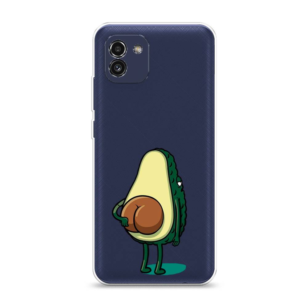 

Чехол Awog на Samsung Galaxy A03 / Самсунг A03 "Попа авокадо", Зеленый;коричневый;прозрачный, 2104950-10