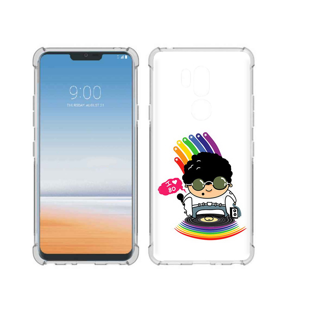 

Чехол MyPads Tocco для LG G7 ThinQ Я люблю 80-е, Прозрачный, Tocco
