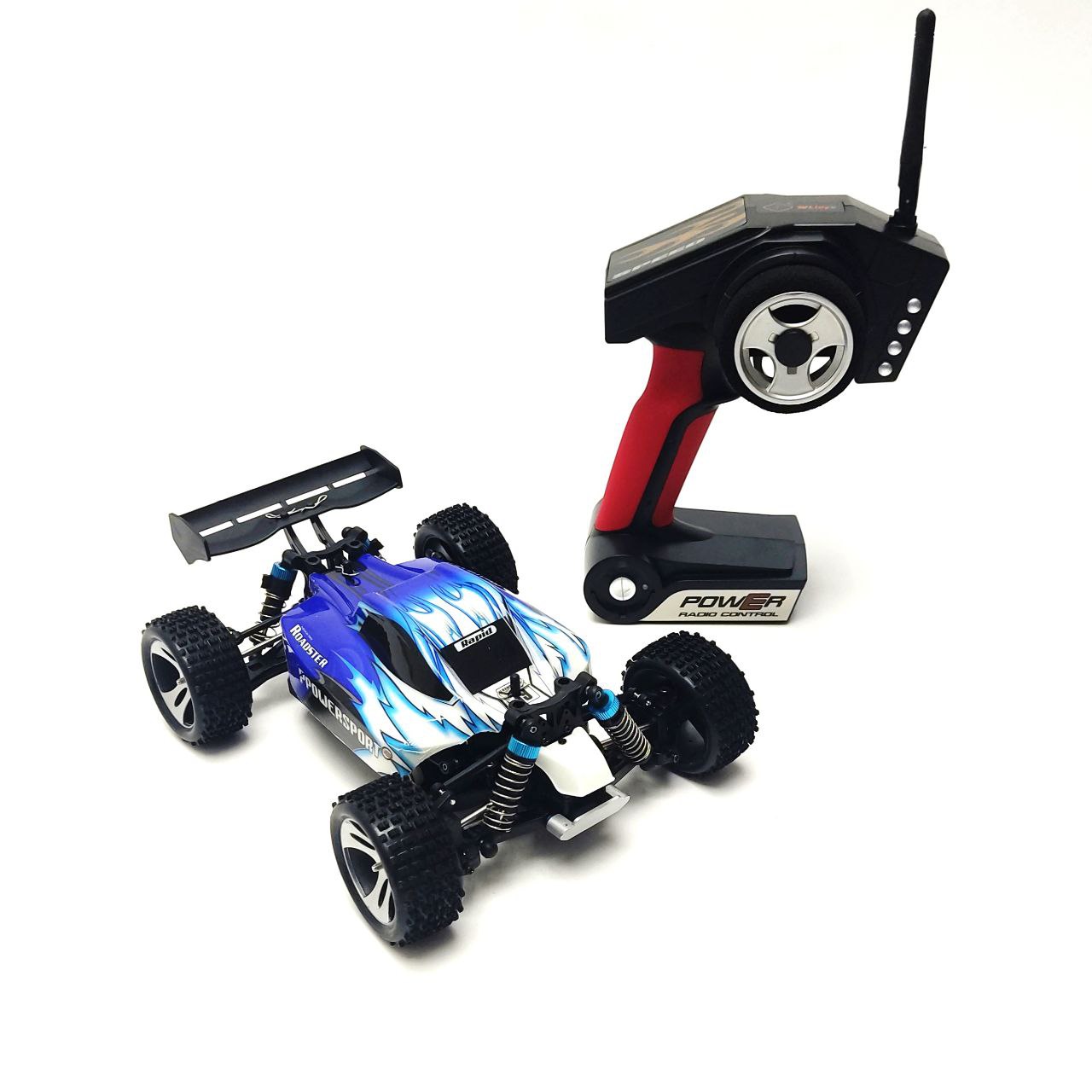 

Радиоуправляемый багги WL Toys A959 Buggy 4WD RTR масштаб 1:18 2.4G WLT-A959 BLUE, Buggy WLT-A959/BLUE