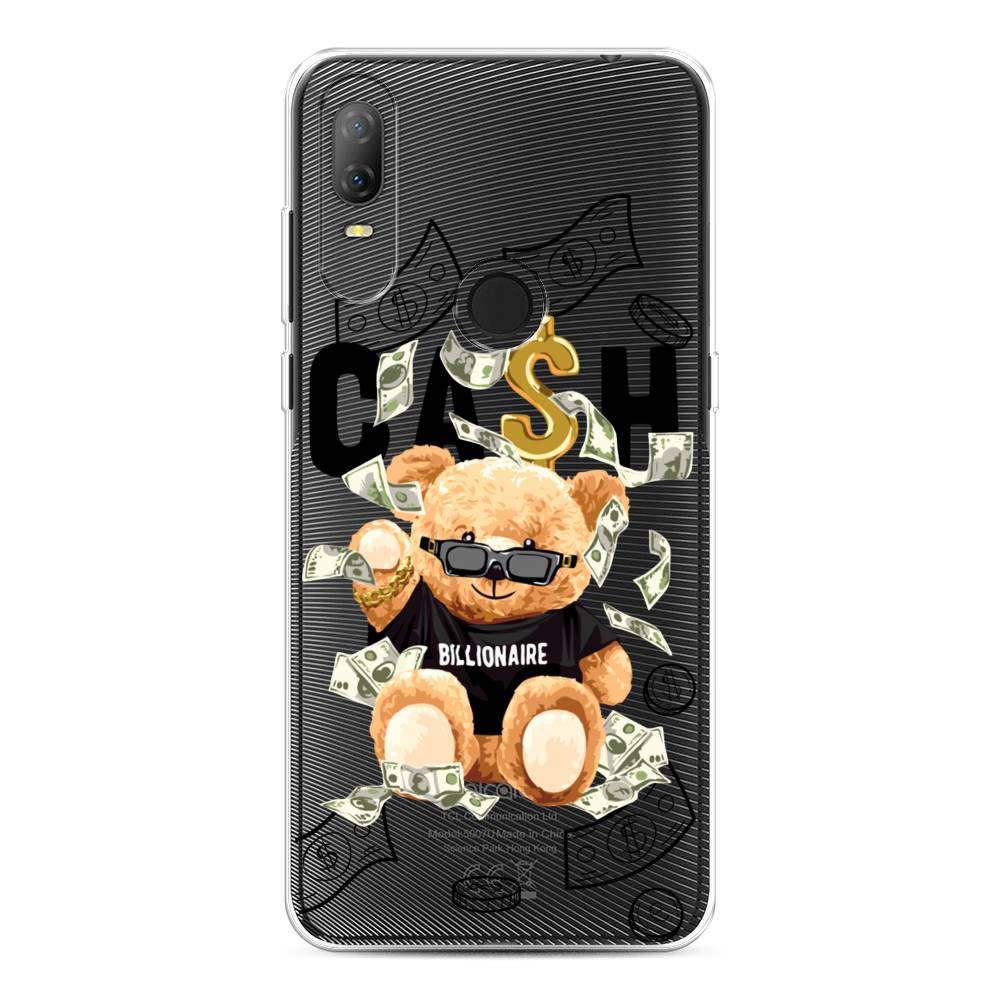 

Чехол на Alcatel 1V (2020) 5007U "Big cash", Черный;серый;бежевый, 170950-6