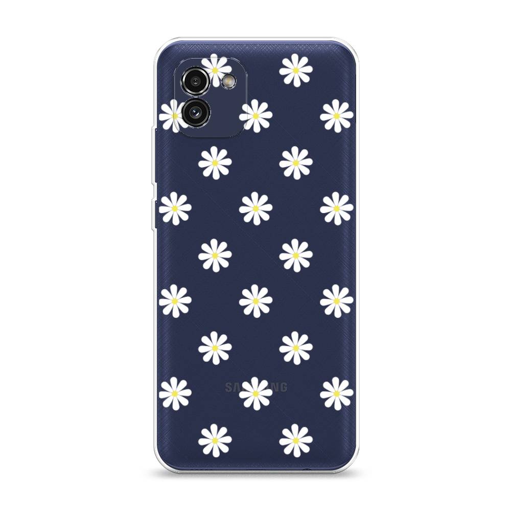 

Чехол Awog "Маленькие ромашки" для Samsung Galaxy A03, 2104950-8