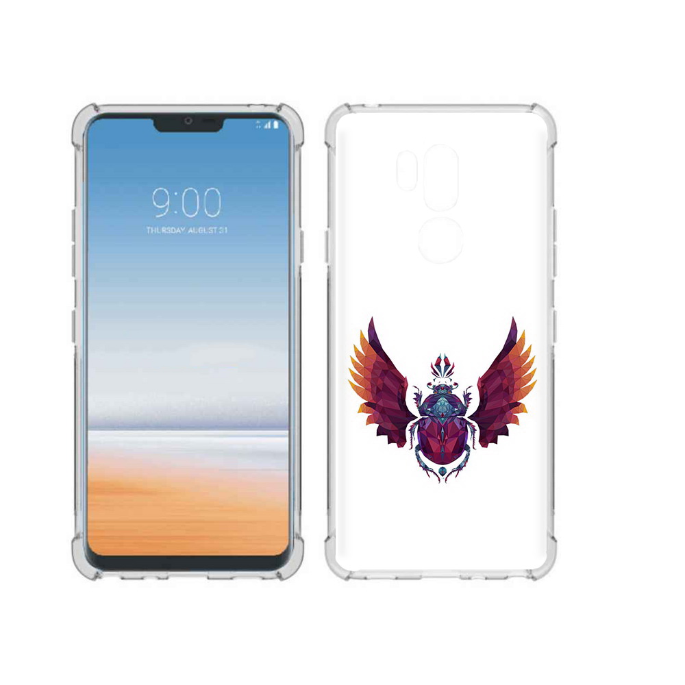 

Чехол MyPads Tocco для LG G7 ThinQ алмазный скоробей, Прозрачный, Tocco