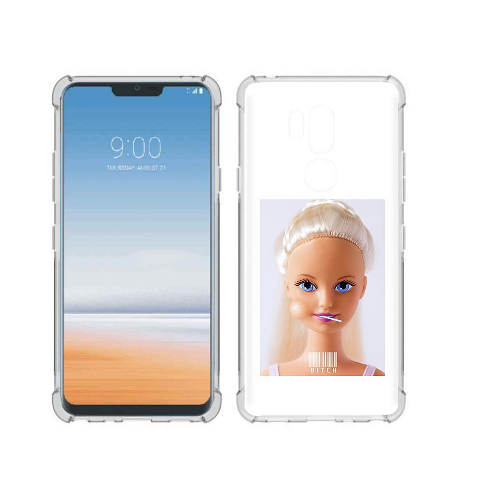 

Чехол MyPads Tocco для LG G7 ThinQ барби, Прозрачный, Tocco