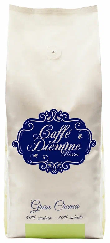 

Кофе в зернах Diemme Caffe Russia Gran Crema, 1 кг, Russia Gran Crema, 1 кг