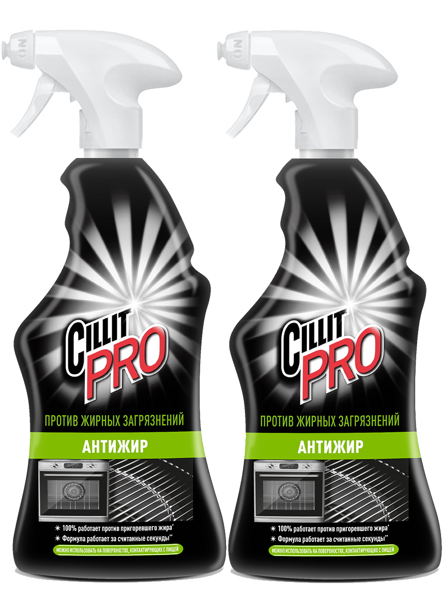 Комплект Cillit Pro чистящий спрей для профессиональной уборки 750 мл х 2 шт