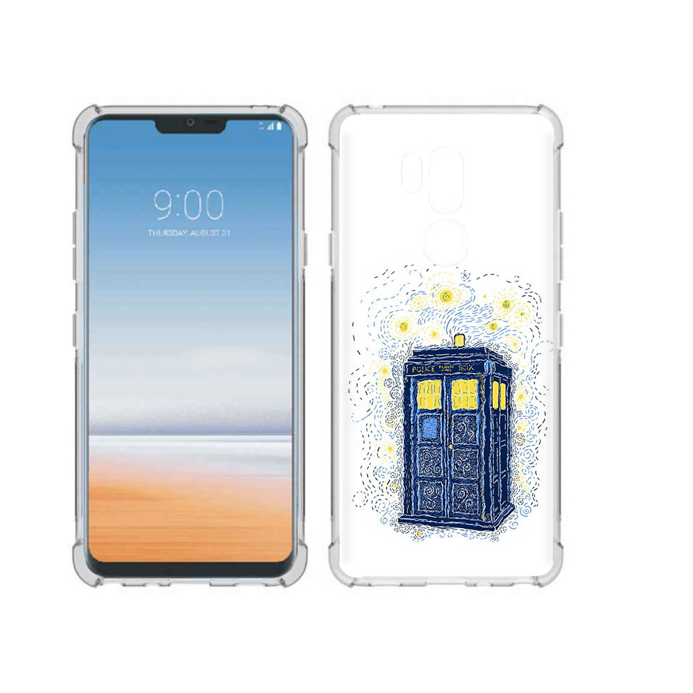 

Чехол MyPads Tocco для LG G7 ThinQ будка рисунок, Прозрачный, Tocco