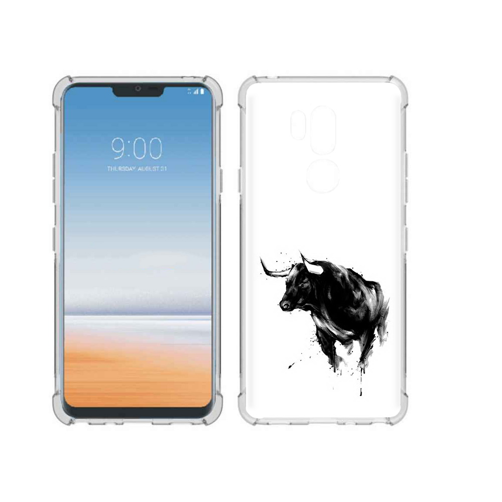 

Чехол MyPads Tocco для LG G7 ThinQ бык, Прозрачный, Tocco