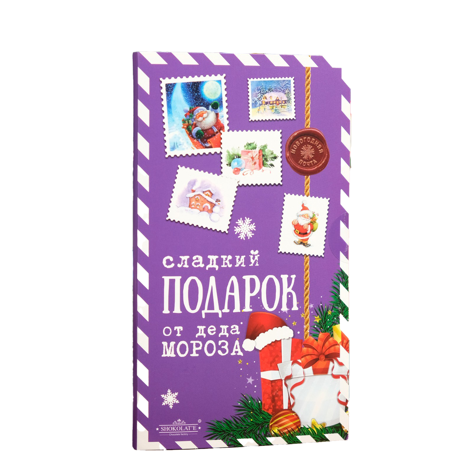 

Шоколад молочный "Сладкий подарок от Деда Мороза", ТУ, 90 г