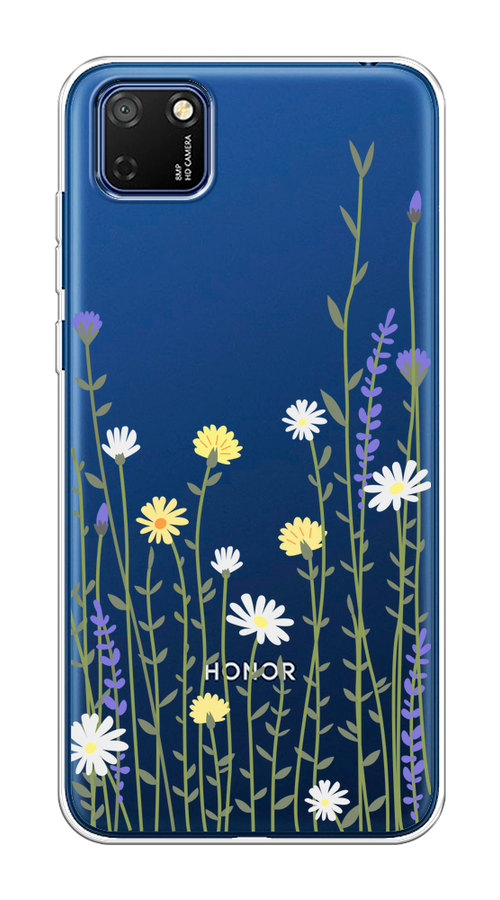 

Чехол на Honor 9S, Huawei Y5p "Ромашка и лаванда", Зеленый;желтый;прозрачный, 6102650-1