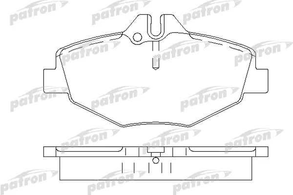

Колодки Тормозные Дисковые Передние Mercedes-Benz E-Class 02-, E-Class T-Model 03- Patron