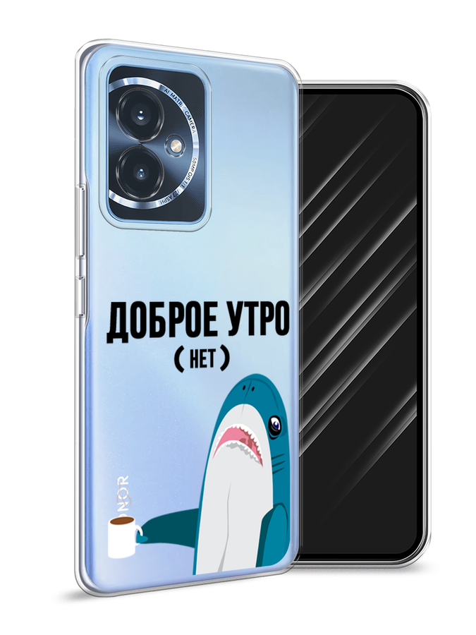 

Чехол Awog на Honor 100 "Доброе утро", Синий;белый;черный, 6122750-1