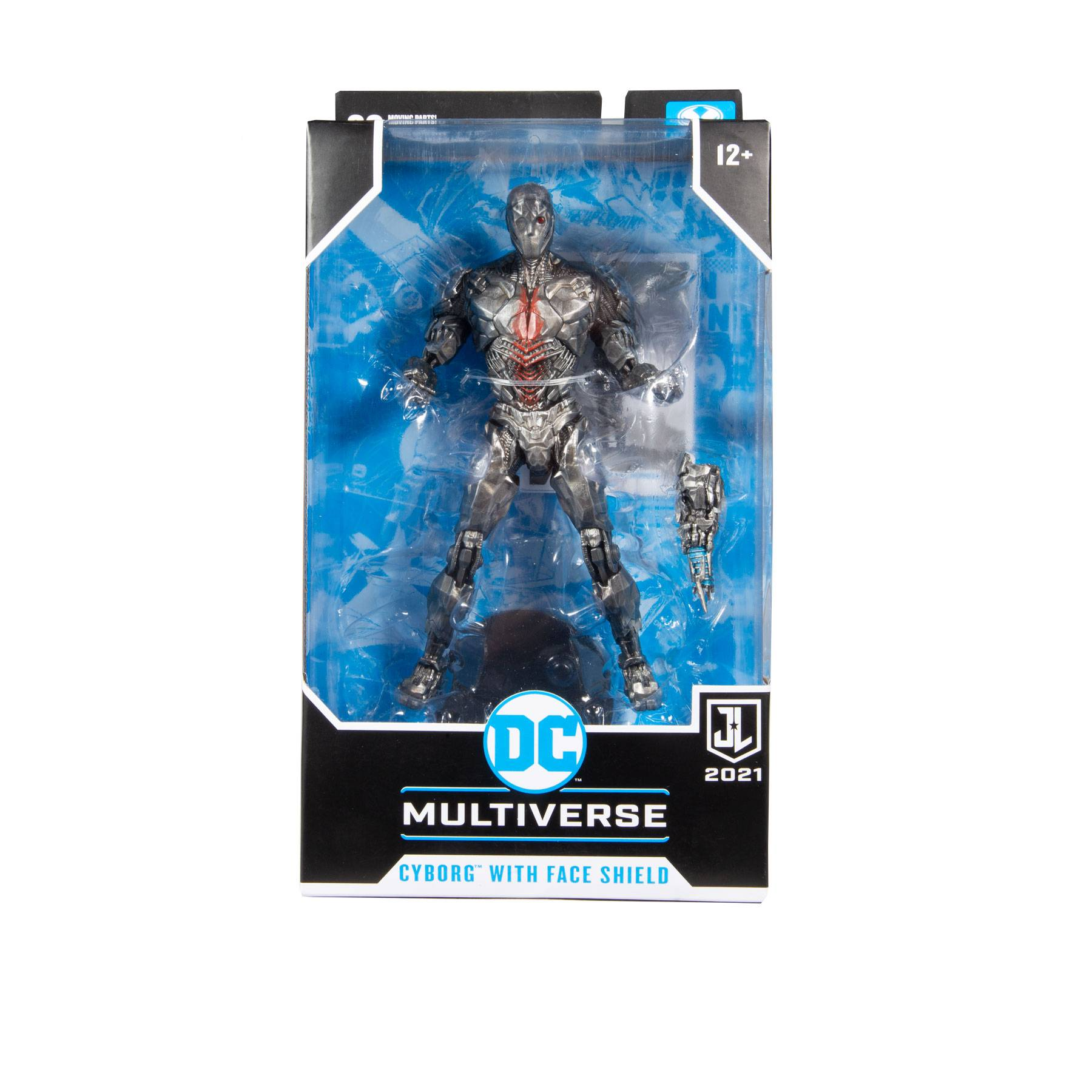 Фигурка McFarlane Toys Cyborg with Face Shield 18 см MF15097 фигурка mcfarlane toys dc multiverse the flash batman mcf15518