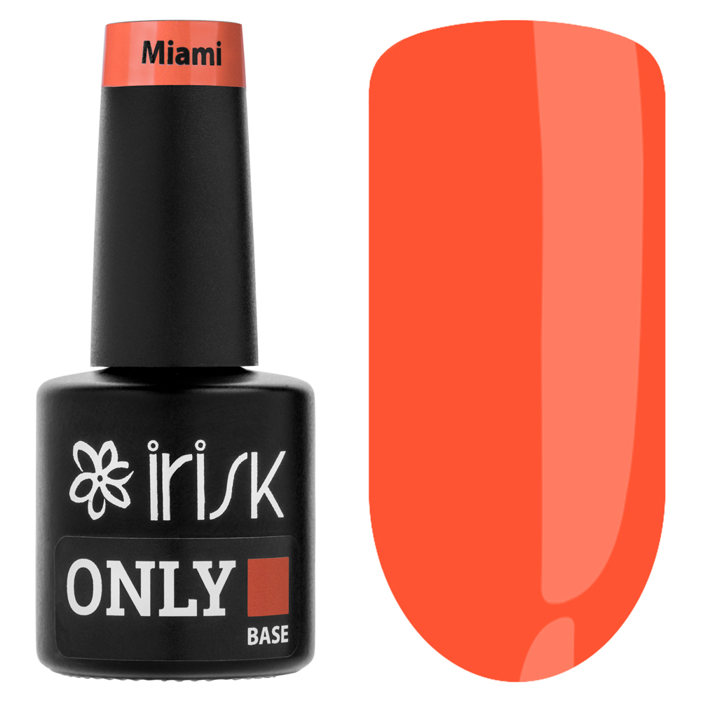 

База каучуковая цветная IRISK Only Base, 20 Miami 10мл