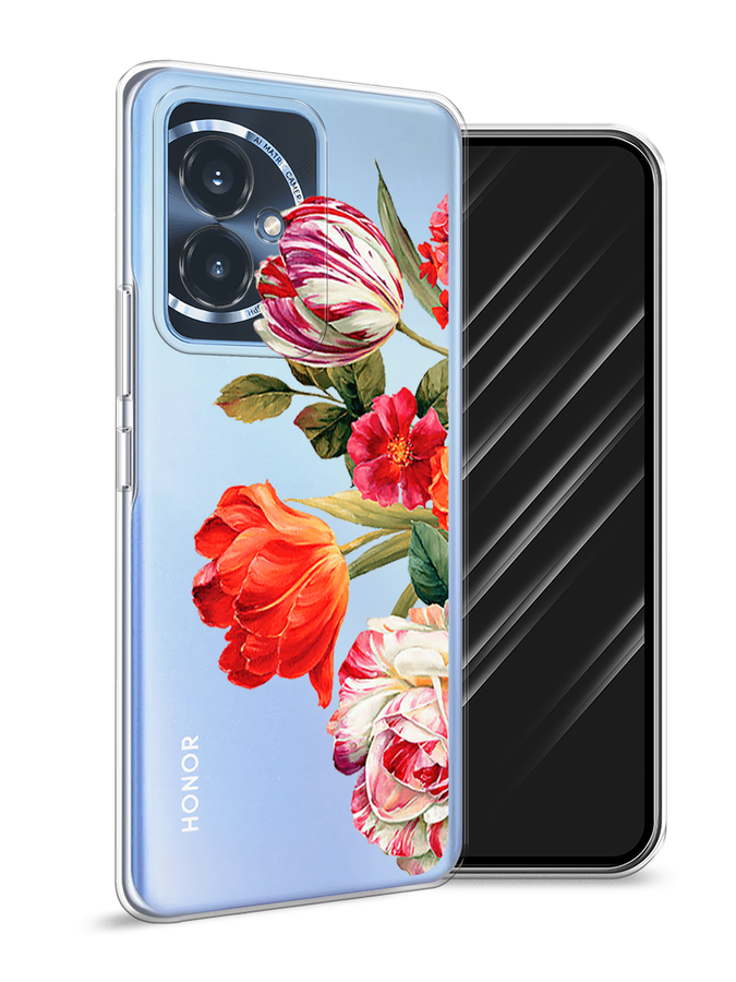 

Чехол Awog на Honor 100 "Весенний букет", Красный;розовый;зеленый, 6122750-1