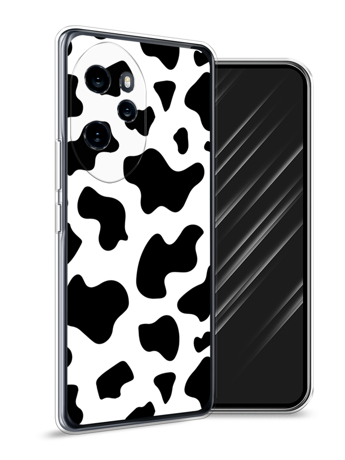 

Чехол Awog на Honor 100 Pro "Пятна коровы", Белый;черный, 6122850-1