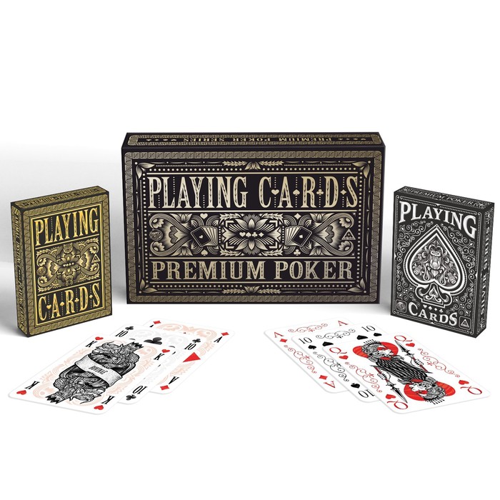 

Подарочный набор 2 в 1 «Playing cards. Premium Poker», 2 колоды карт