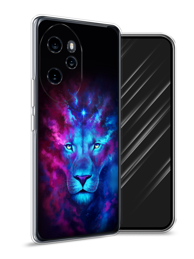 

Чехол Awog на Honor 100 Pro "Космический лев", Голубой, 6122850-1