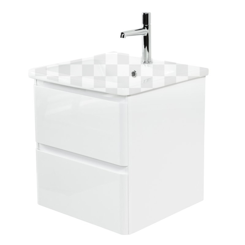 фото Тумба под раковину belbagno albano cer-500-2c-so-bl bianco lucido