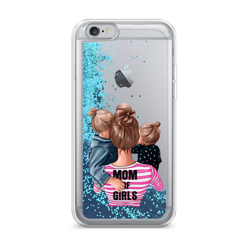 

Чехол Awog на Apple iPhone 6S / Айфон 6S "Mom of Girls", Разноцветный, 0104S93-1