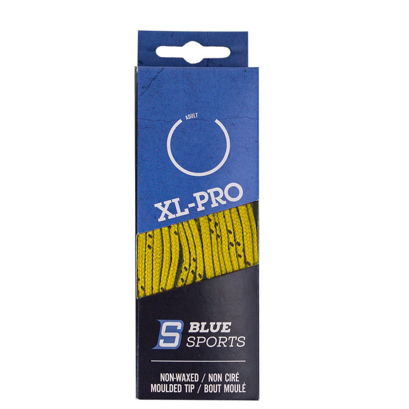 фото Шнурки для коньков blue sport xl-pro 243 см, желтый