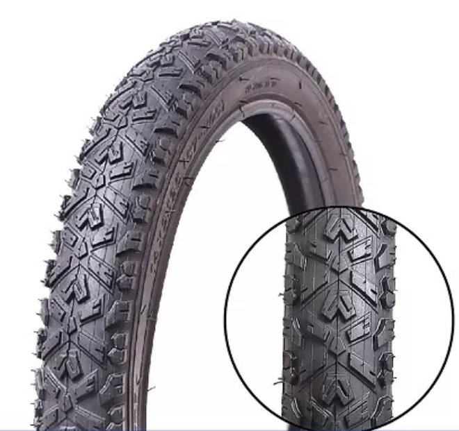 

Покрышка велосипедная TIREPROFI 18" 1811 18х2.125, Черный, 1811