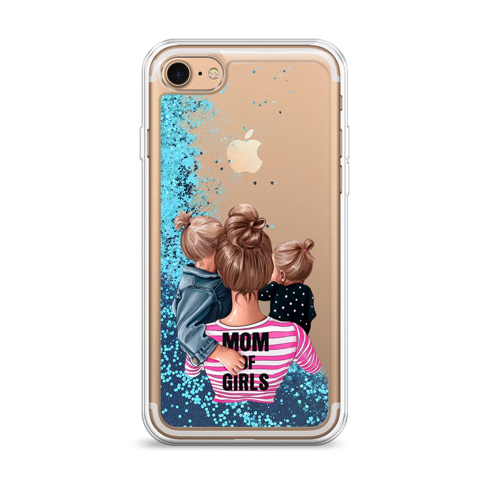 

Чехол Awog на Apple iPhone 7 / Айфон 7 "Mom of Girls", Разноцветный, 10693-1