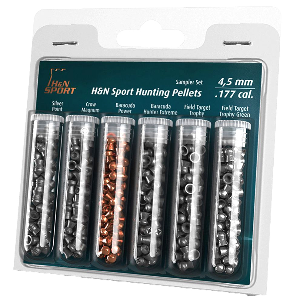 Набор пуль H&N SPORT Hunting Sampler Set 4,5 мм, 6 видов, 215 шт.