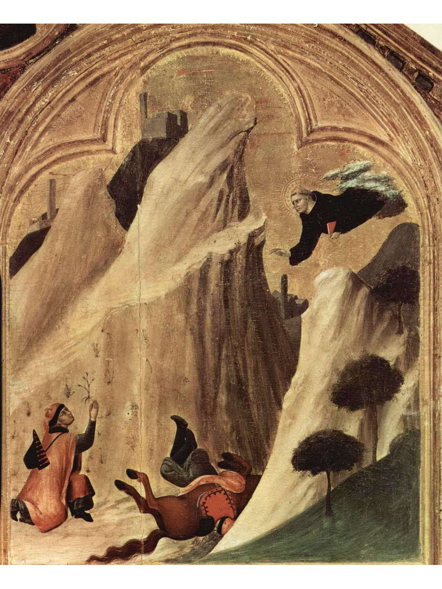 

Постер DRABS A3 Симоне Мартини Августин спасает упавшего с коня всадника