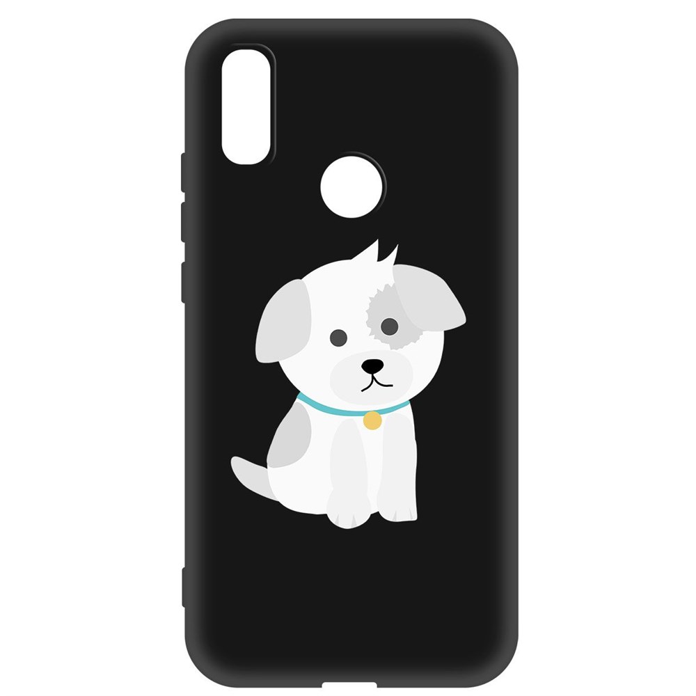 

Чехол-накладка Krutoff Soft Case Белый щенок для Xiaomi Redmi 7 черный