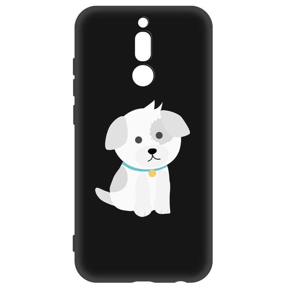 

Чехол-накладка Krutoff Soft Case Белый щенок для Xiaomi Redmi 8 черный