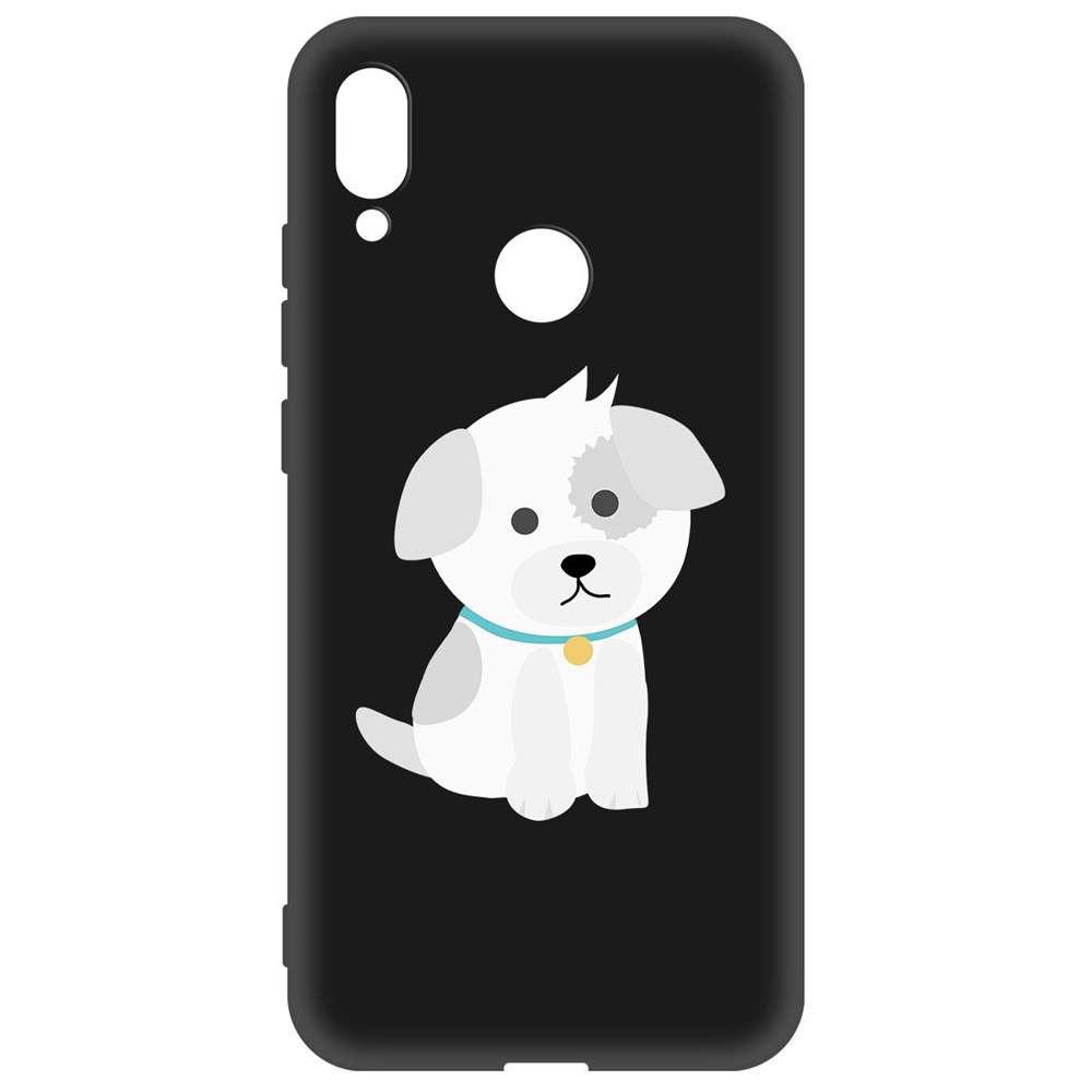 

Чехол-накладка Krutoff Soft Case Белый щенок для Xiaomi Redmi Note 7 черный
