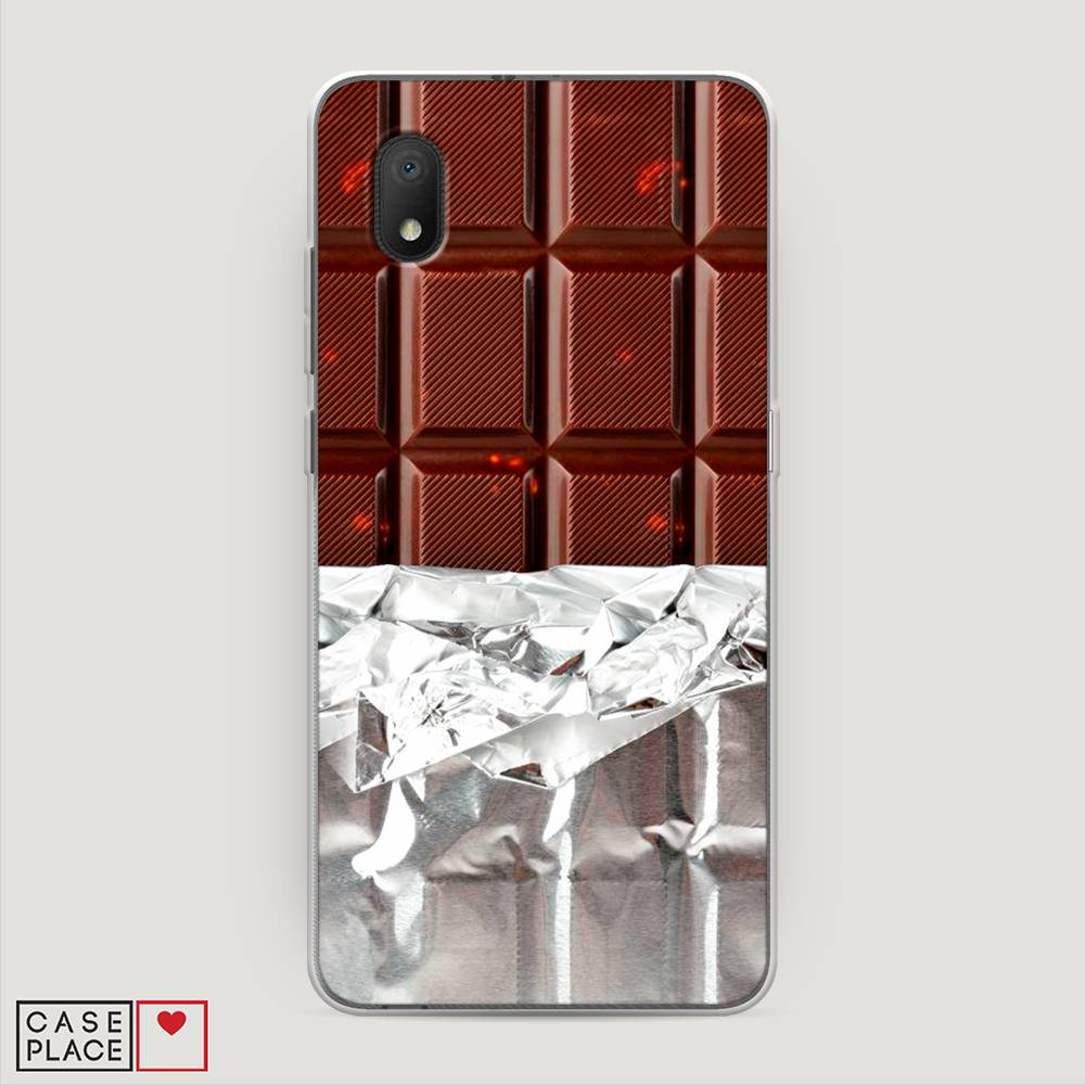 

Чехол на Alcatel 1A (2020) "Шоколад в обертке", Коричневый, 171050-6