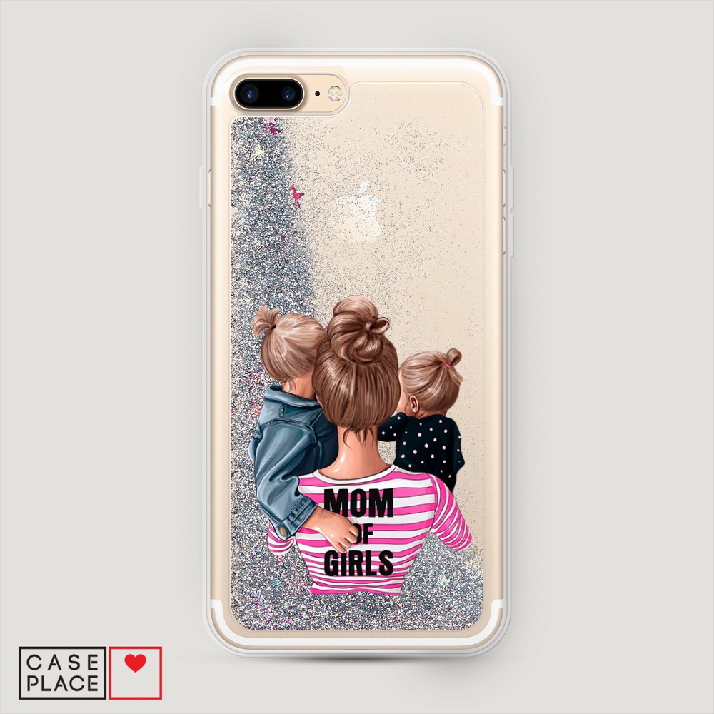 

Чехол Awog на Apple iPhone 8 Plus / Айфон 8 Plus "Mom of Girls", Разноцветный, 10991-1