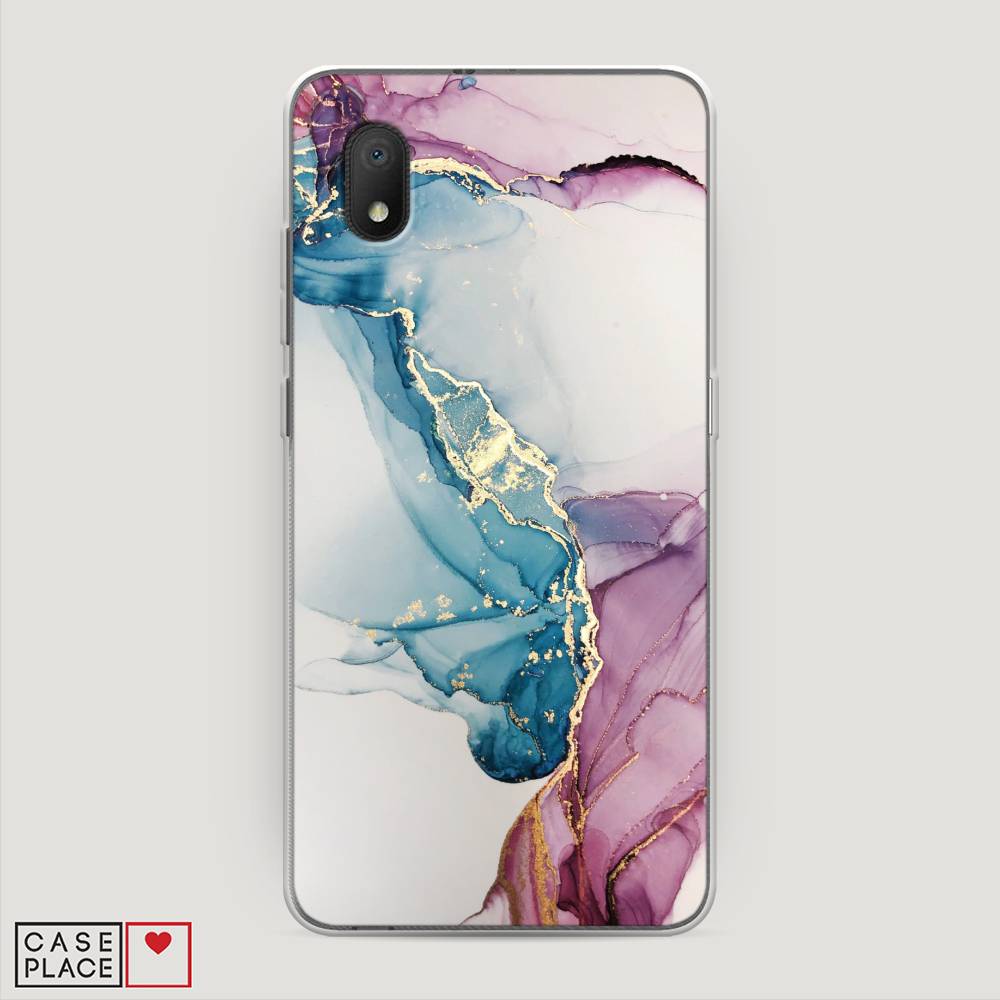 

Чехол на Alcatel 1A (2020) "Розовые разводы рисунок", 171050-3