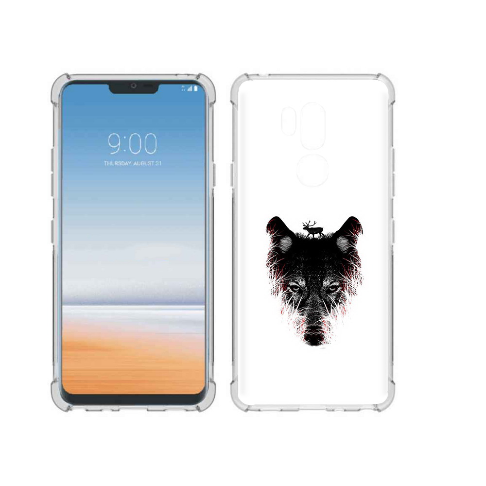 

Чехол MyPads Tocco для LG G7 ThinQ волк в траве, Прозрачный, Tocco