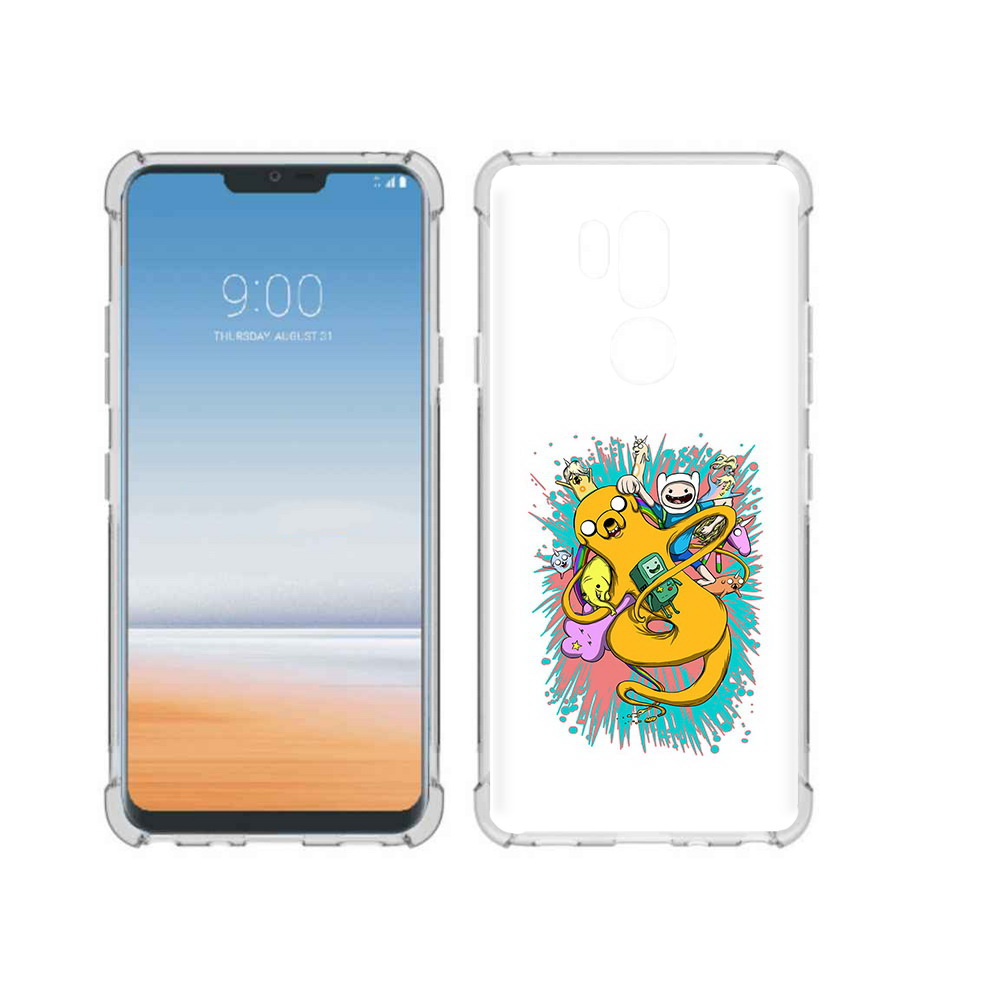 

Чехол MyPads Tocco для LG G7 ThinQ время приключений рисунок, Прозрачный, Tocco